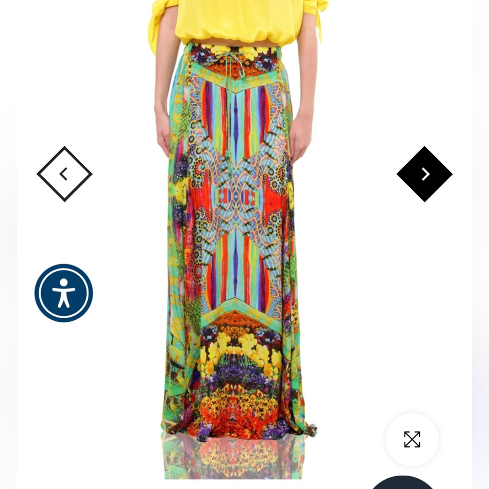 Bloom town maxi skirt